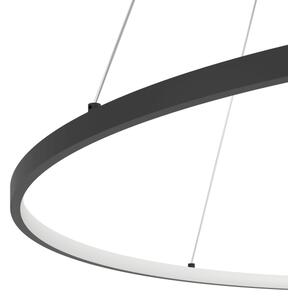 Lustră LED dimabilă pe cablu Eglo 901637 PARRUTA LED/40W/230V negru + telecomandă
