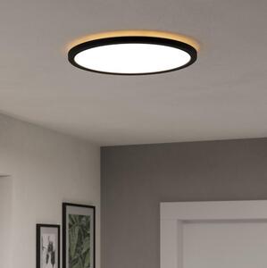 Plafonieră LED RGBW dimabilă de exterior Eglo 901464 ROVITO-Z 18,5W/230V d. 38,9 cm IP44 negru