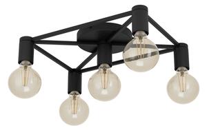 Plafonieră Eglo 43721 SPEKE 5xE27/40W/230V negru
