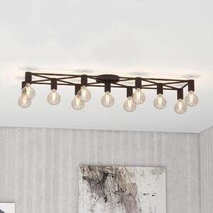 Plafonieră Eglo 43722 SPEKE 11xE27/40W/230V negru