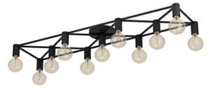 Plafonieră Eglo 43722 SPEKE 11xE27/40W/230V negru