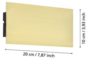 Aplică LED Eglo 901199 TALAMELLO LED/6W/230V 3000K negru