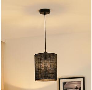 Brilagi - Lustr TUBES 1xE27/15W/230V, pr. 20 cm, negru, pe cablu