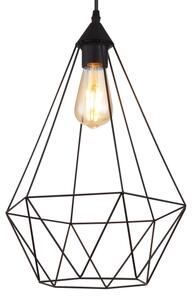Lustră pe cablu Globo 15745H1 ZACHARY 1xE27/60W/230V d. 30 cm