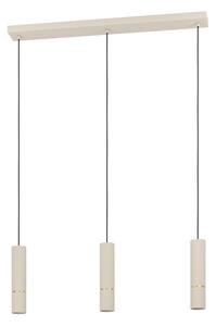 Lustră LED pe cablu Eglo 901152 CAMINIA 3xGU10/5W/230V 3000K bej