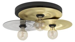Plafonieră Eglo 44027 LINTMILL 3xE27/40W/230V auriu/negru