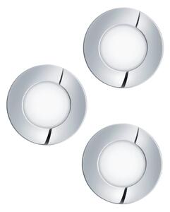 Eglo 98635 - Set de 3 aplice LED pentru baie FUEVA LED/2,8W/230V IP44 crom