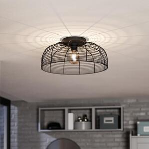 Plafonieră Eglo 43896 RINROE 1xE27/40W/230V negru