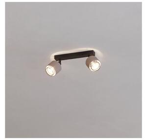 Aplică Eglo 43657 ROSLEY 2xE14/40W/230V negru/bej