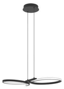 Lustră LED pe cablu Eglo 901267 SERPINS LED/21W/230V 3000K negru