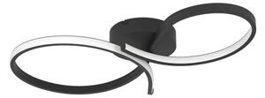 Plafonieră LED Eglo 901266 SERPINS LED/21W/230V 3000K negru