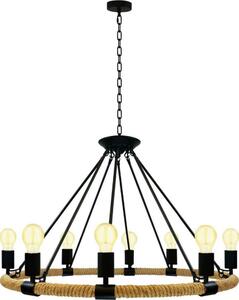 Lustră LED pe lanț ROPE ARTHUR 8xE27/6W/230V