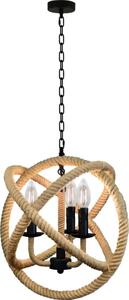 Lustră LED pe lanț ROPE GLOBO 3xE14/4,3W/230V
