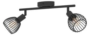 Spot Eglo 901039 SONNINO 2xE14/40W/230V negru