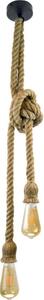 Lustră LED pe cablu ROPE 2xE27/10W/230V