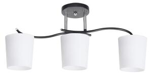 Lustră pe tijă ESNYR 3xE27/40W/230V negru/alb