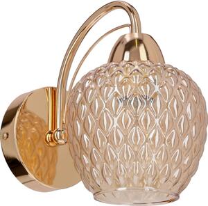 Lampă de perete TOBIAS 1xE27/40W/230V roz-auriu