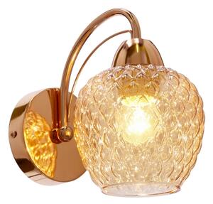 Lampă de perete TOBIAS 1xE27/40W/230V roz-auriu