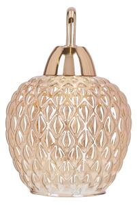Lampă de perete TOBIAS 1xE27/40W/230V roz-auriu