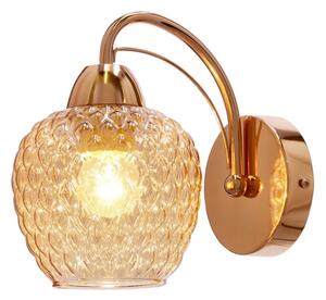 Lampă de perete TOBIAS 1xE27/40W/230V roz-auriu