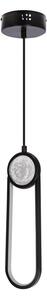 Lustră LED pe cablu LACRIMA LED/15W/230V 3000K negru