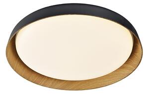 Plafonieră LED dimabilă Top Light SATELLITE LED/36W/230V 3000-6500K negru/maro + telecomandă