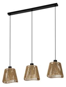 Lustră pe cablu Eglo 44073 LAVISTER 3xE27/60W/230V maro