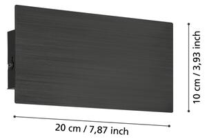 Aplică LED Eglo 901197 TALAMELLO LED/6W/230V 3000K negru