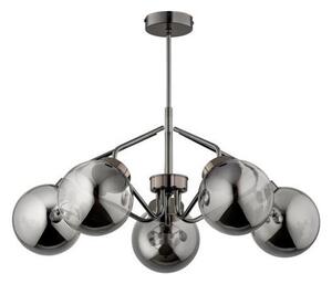 Lustră pe tijă BARSUM 5xE14/10W/230V gri