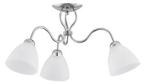 Lustră aplicată ARIEL 3xE27/15W/230V crom