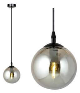 Lustră pe cablu COSMO 1xE14/10W/230V d. 14 cm negru/gri