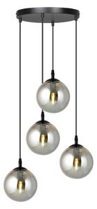 Lustră pe cablu COSMO 4xE14/10W/230V d. 40 cm negru/gri