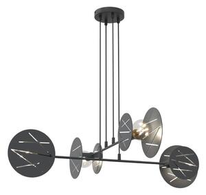 Lustră pe cablu XOTIC 4xE27/15W/230V negru