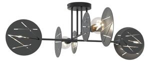Lustră pe tijă FRICK 4xE27/15W/230V negru