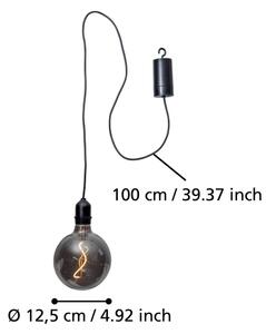 Pendul LED de exterior Eglo 900209 VIGNANELLO LED/0,06W/6V IP44 gri