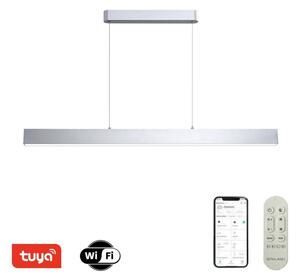 BRILAGI-LED Setabilit lustră SLEEKLINE SMART LED/40W/230V Wi-Fi Tuya argintiu+DO