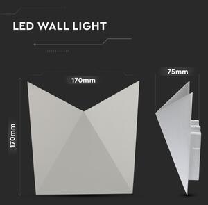 Aplică LED de exterior LED/5W/230V 4000K IP65 gri