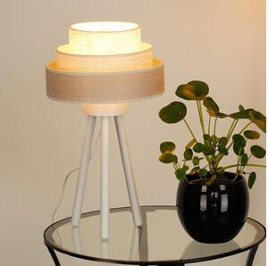 Lampă de masă Brilagi ALASKA LUNETA 1xE27/15W/230V gri/crem