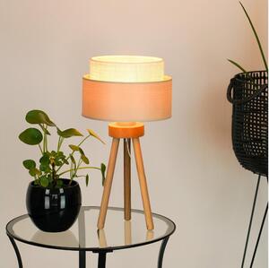 Brilagi - Lampă de masă ARIZONA BOHO 1xE27/15W/230V bej