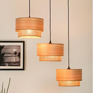 Brilagi - Candelabru pe cablu MONTANA BOHO 3xE27/15W/230V maro/negru