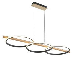 Lustră LED pe cablu Zuma Line MD3913-3-3BWLT ALMERIA LED/35W/230V