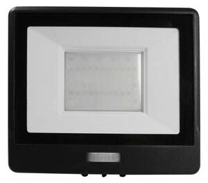Proiector LED cu senzor LED/50W/230V 6500K IP65 negru