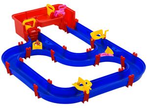 Playset pentru apa 53 Piese HOMCOM varsta 3-6 Ani, din PP, 123x90x7cm, Albastru si Rosu | Aosom RO