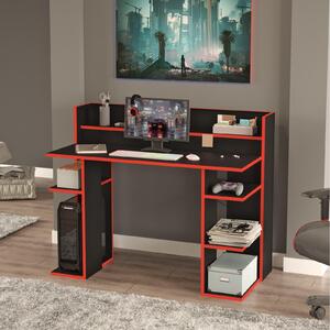 Masă PC Verbato (Negru + Roșu) . 1102640