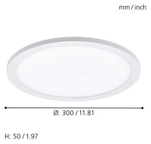 Eglo 97958 - Plafonieră LED SARSINA-C RGBW, 16 W, 230 V, cu telecomandă inclusă
