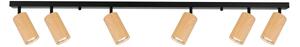 Spot Brilagi SELE 6xGU10/30W/230V negru/bej