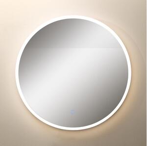 Oglindă LED retroiluminată pentru baie Zuma Line D2526 24W/230V 3000/4000/6000K IP44 alb/auriu