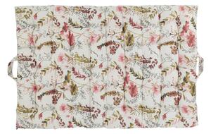 Saltea crem, din bumbac, model floral, 100x60cm, Aix