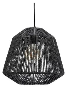 Lustră pe cablu Atmosphera JILY 1xE27/40W/230V negru iută