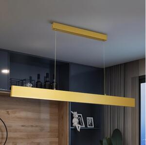 Lustră LED dimabilă pe cablu Brilagi SLIMLINE LED/40W/230V 3000-6000K auriu + telecomandă